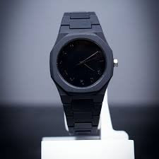 Trendy Black Arabic Aura Watch